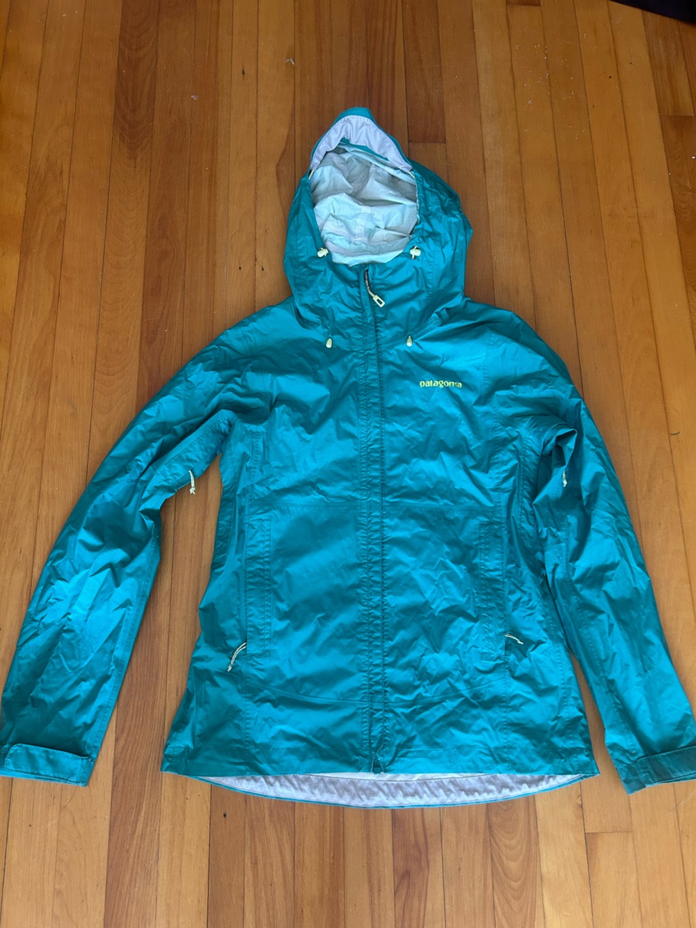Patagonia Torrentshell Rain Jacket - Women’s Small (Teal Blue)